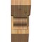 Ekena Millwork Funston Slat Rough Sawn Bracket w/ Offset Brace, Western Red Cedar, 8"W x 18"D x 18"H BKT0806X18X18FST06RWR - alternate 3
